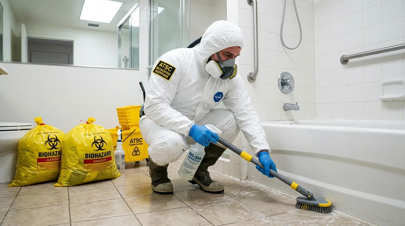 Decontamination equipment deployed for Blood Cleanup in Byron Center